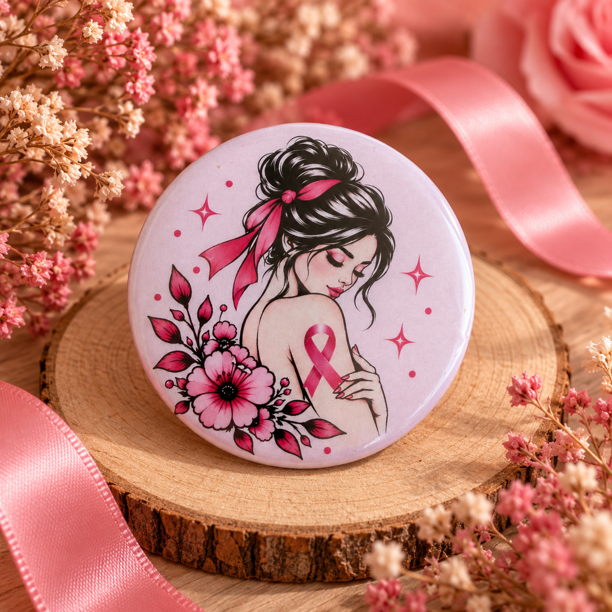 Badge Douceur et Résilience 58mm