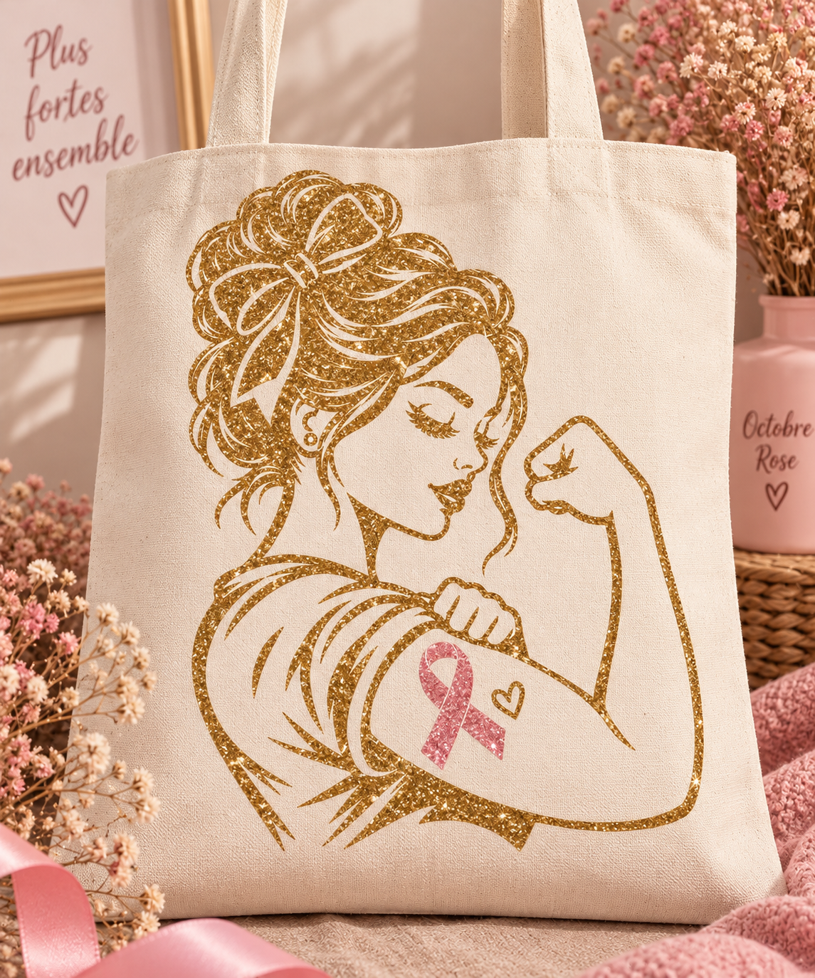 Tote bag femme forte