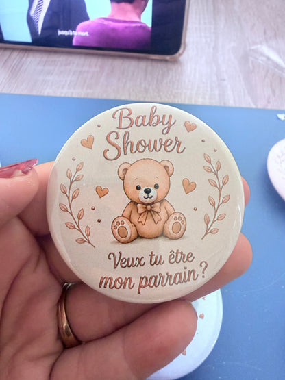 Badge Demande Parrain – Marraine