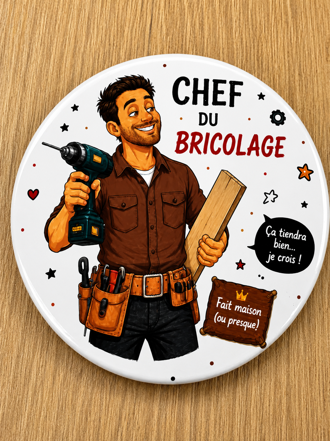 Badge homme humour – Faites passer le message avec style