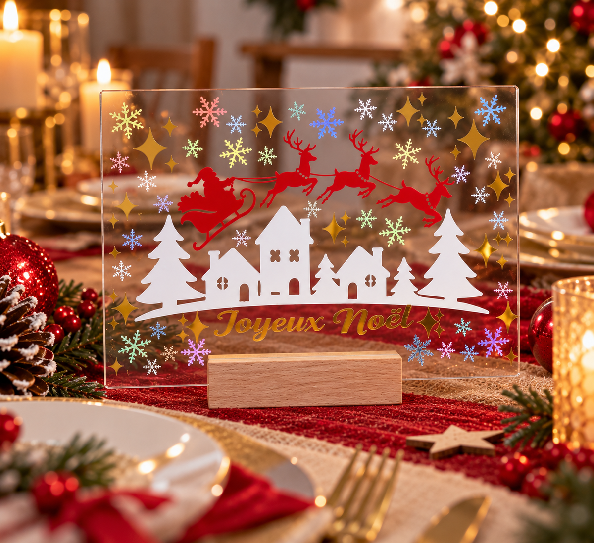Centre de table de Noël – Joyeux Noël