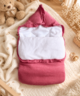 Nid d’ange en gaze de coton avec intérieur polaire personnalisé