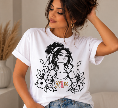 🎀 T-shirt Octobre Rose – Modèle au choix