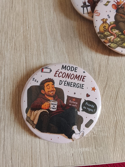 Badge homme humour