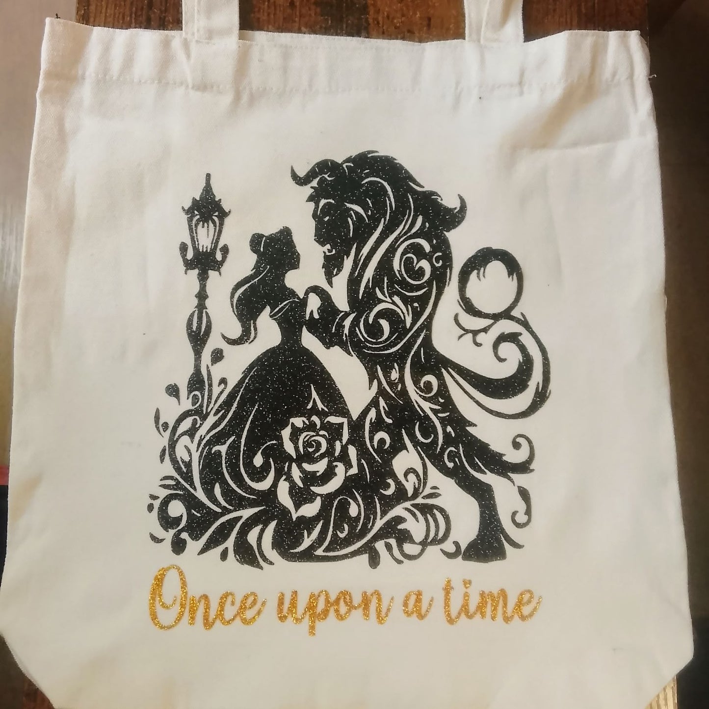 Tote bag personnalisé, illustration Once upon a time
